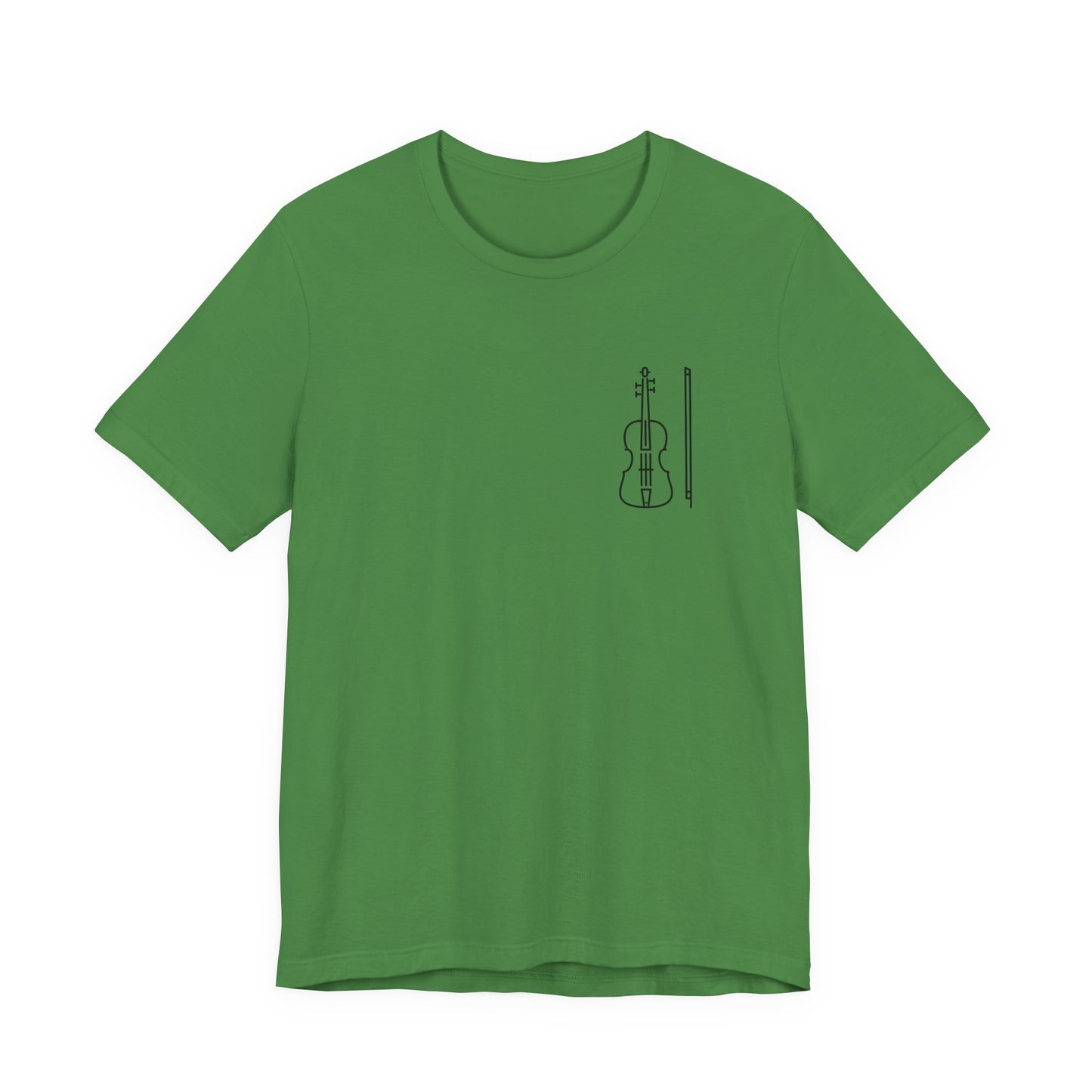 Fiddle and Bow Violin Tee Shirt - Unisex Tee