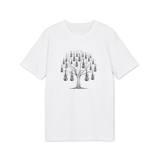 Musical Tree T-Shirt | Nature Lover Gift, Unisex Graphic Tee, Musician Apparel, Unique Tree Design, Eco-Friendly Fashion